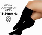 2pairs Xxx-large Compression Socks For Varicose Veins Anti-fatigue Travel Sports