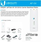 Ubiquiti Airfiber X Af-5x Ptp 5ghz Carrier Backhaul Radio Gps Sync