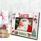 Personalize-santa   Me Picture Frame- Joy  Love  Peace  Believe  Christmas
