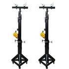 2pcs 19ft Stage Lighting Truss 550lb Heavy Duty Tower Lifter Crank Light Stand