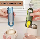 3-in-1 Bottle   Cup Cleaning Brush U-shaped Water Bottle Lid Cleaner