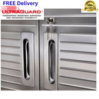 Seville Classics Ultrahd Rolling Storage Cabinet Stainless Doors New