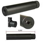 5 56  223 Slip Over  750 Barrel Cover Compensator Solid Aluminum Tube 1 2x28 Tpi