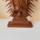 D  Cortes Family 12  Wood Carved Our Lady Guadalupe Santo Figure Mexico Folk Art