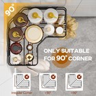 Shower Caddy Organizer  3-pack Corner Shower Caddy Organizer Shelves Storage    