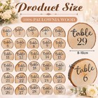 30 Pcs 1 To 30 Rustic Wood Table Numbers Set Wedding Centerpiece Decorations
