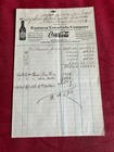 1919 Coca-cola Bottling Co Eastman Ga Invoice Straight-sided Bottle