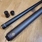 12 4mm Real Carbon Fiber Pool Cue Stick Uniloc Joint 58  Okhealing 3k Weave   Bt