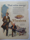 Vintage 1925 Cream Of Wheat Magazine Ad  children On Snow Sled 