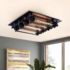 Vintage 4-light Chandelier Industrial Steampunk Pendant Lamp Ceiling Fixtures