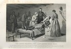 Steel Engraving Civil War The Dying Soldier Last Letter From Home Darley Foc  2