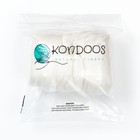 Kondoos Merino Wool Roving 19 Micron 8 Oz White For Spinning Felting