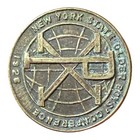 Antique New York State Older Boys Conference Screw Back Lapel Pin Lutheran Ny Px