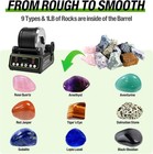 C1 Pro Brushless Rock Tumbler Kit - Professional Large 2 5lb Capacity  Up To 3x