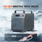 Laser Industrial Water Chiller Cw-3000 For Co2 Cutter Tubes Laser Engraver