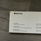 Apple Sport Band Strap For Apple Watch Graphite Stainless Steel Pin