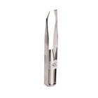 Led Lighted Eyebrow Tweezers Stainless Steel Precision Slant Tip Makeup Tool