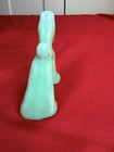 Vtg Morton Pottery Horse Pony Figurine 3    Turquoise Green Mcm Miniature Ceramic
