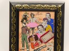 Framed Vintage-style Mixed Media Collage     Tell Me Another Sad Bedtime Story 6x9