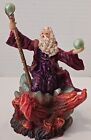Wizard W crystal Ball   Staff Statue Figurine