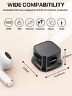 8 Pack Magnetic Cord Organizer  Holder For 8pack  Black