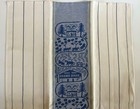New Doerig    Kreier Switzerland Blue Jacquard Linen Dishtowel Kitchen Towel