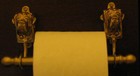 English Mastiff Bronze Toilet Paper Holder Or Paper Towel Holder 