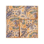 Men Silk Pocket Square Paisley Handkerchief Multi-color Floral Print Accessories