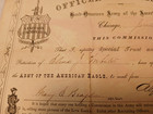 1865 Civil War Officers Commission Certificate Army Of The American Eagle