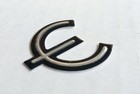 Epiphone Guitar Metal Stylized E Logo   Emblem For Pickguard - Self-adhesive