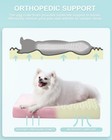 Orthopedic Dog Bed Waterproof Pet Bed For Small Dogs Deluxe Plush Washable Do   