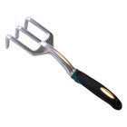 14 In  3-prong Polished Aluminum Cultivator Ergonomic Grip  box Of 3 