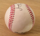 Hof Great Willie Mays Sf Giants Signed Official Mlb Nl Baseball   Holder