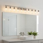 65   Modern Nickel Bathroom Vanity Light 10 Lights Wall Sconce Fixture Mirror