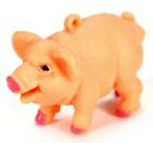 Lot Of 10 Soft Plastic Pigs Small Tiny Toy Craft Gift New Little Farm Animal Pig