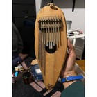Vintage African Gourd Kalimba Thumb Piano By Teton