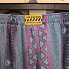Vintage Rifle America Kids Sweatpants 90s Geometric Tribal Purple Blue Small