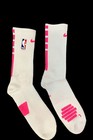 Nike Elite Nba Crew Socks Dri-fit Mid Large  1 Pair Pink  Basketball Fast Ship 
