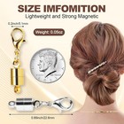Magnetic Necklace Clasps And Closures 20 Pcs Gold And Silver Clasp For Neckla   