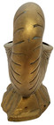Vintage Retro Mcm Large Brass Nautilus Tiki Shell Planter 7 