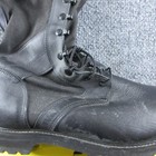 Vintage Wolverine World Wide Combat Boots Mens Size 12 W Black Leather Military