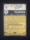 2022 Topps Heritage High Number Isaac Paredes Signed Card 502 Tigers Autograph