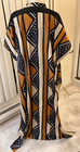 Rayon Kaftan Black African Print Tribal Women s Men s Unisex New Light Weight