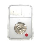 Jefferson 5c Mint Error Double Struck Broadstruck off Center Ngc Ms65fs