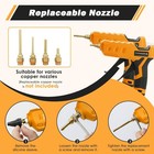 100w Hot Glue Gun For Dewalt 20v Battery Portable With Glue Sticks