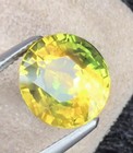 Certified Bi-color No Heat Sapphire Green Yellow Natural Loose Gemstone 3 17 Cts