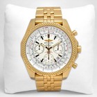 Breitling Bentley Motors K2536212 Auto 48 Chrono White Dial Sp edi  18k Yg Watch
