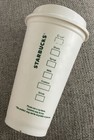 Travel To Go Starbucks Coffee Tumbler Reusable Plastic Cup Venti Grande 16oz