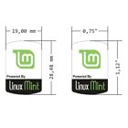 Linux Mint Label   Aufkleber   Sticker   Badge   Logo 1 9cm X 2 8cm  318 