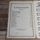 Strauss Waltzes Piano Sheet Music Book 1938 Belmont Music Co 18 Songs Vintage